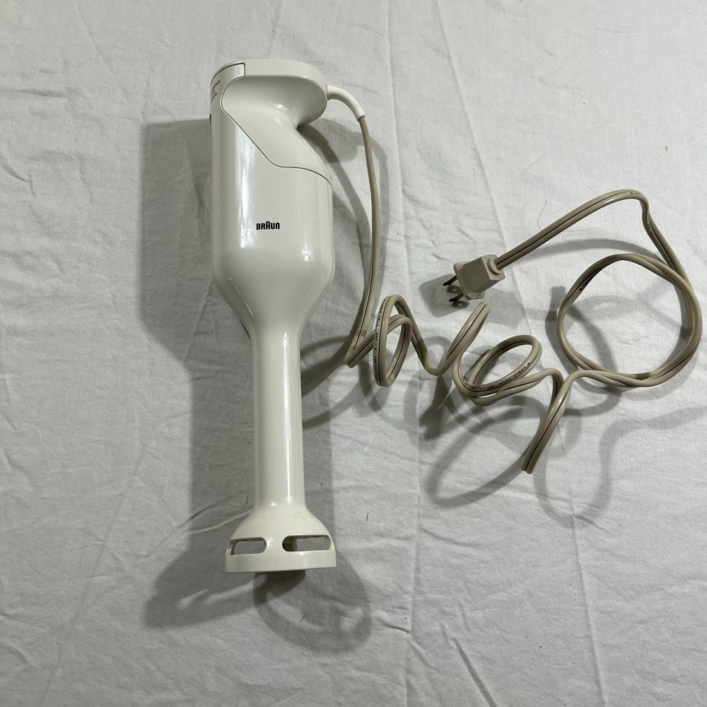 Braun Vintage Immersion Hand Blender White Mixer Model 4172